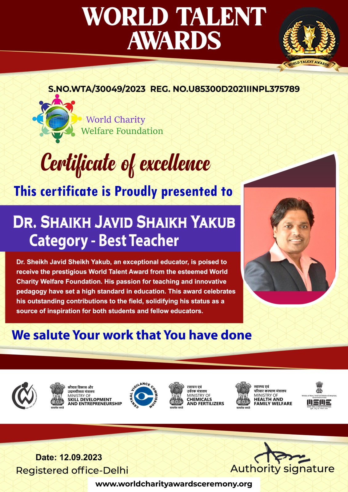 Old certificates