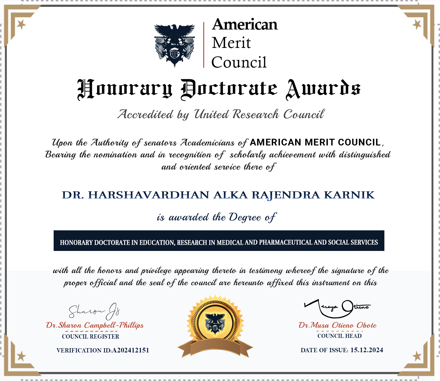 Old certificates